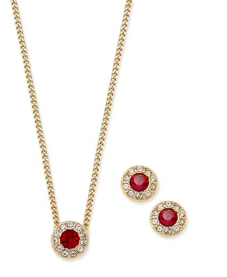 GIVENCHY NECKLACE AND EARRING SET