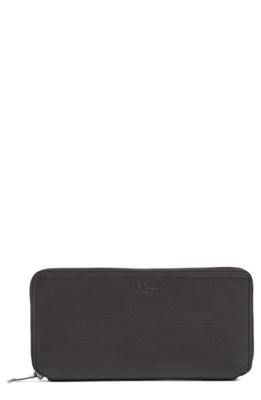 RAG & BONE Leather Zip Around Wallet