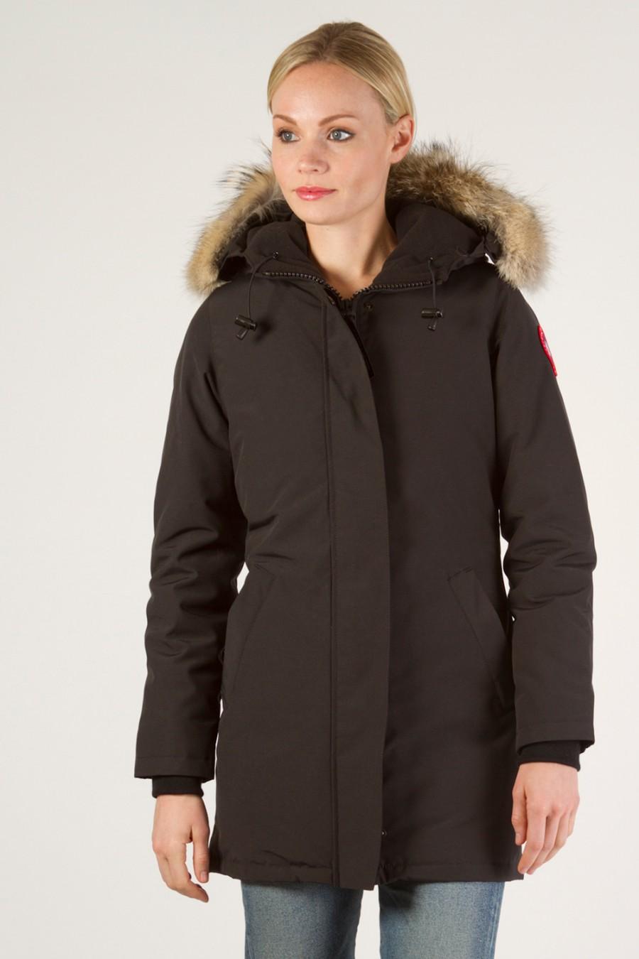 CANADA GOOSE VICTORIA PARKA, BLACK | ModeSens