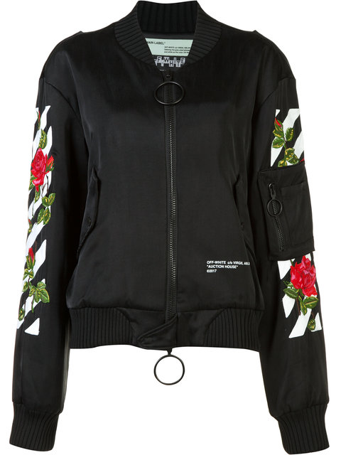 OFF-WHITE Auction House oversize bomber jacket