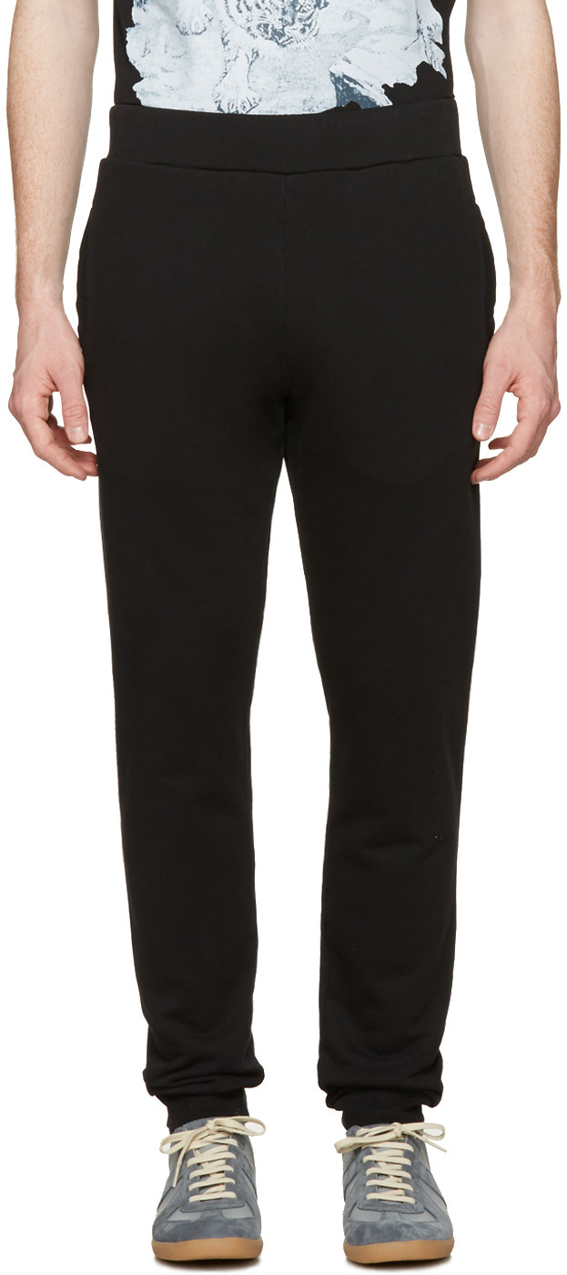 MAISON MARGIELA Black Slim Lounge Pants