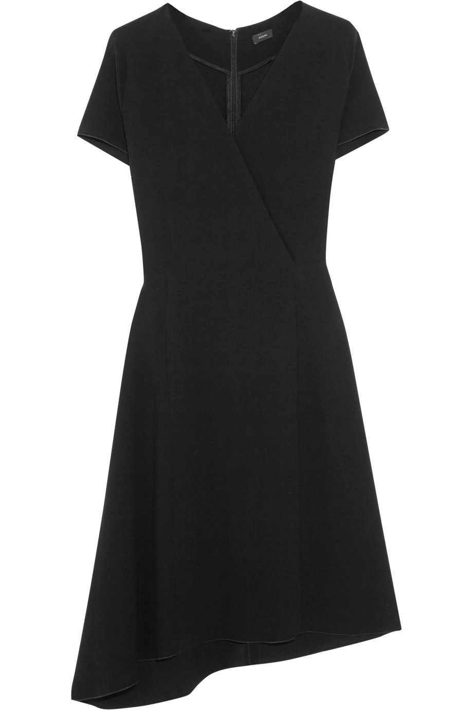 JOSEPH June Asymmetric WrapEffect StretchCrepe Dress ModeSens