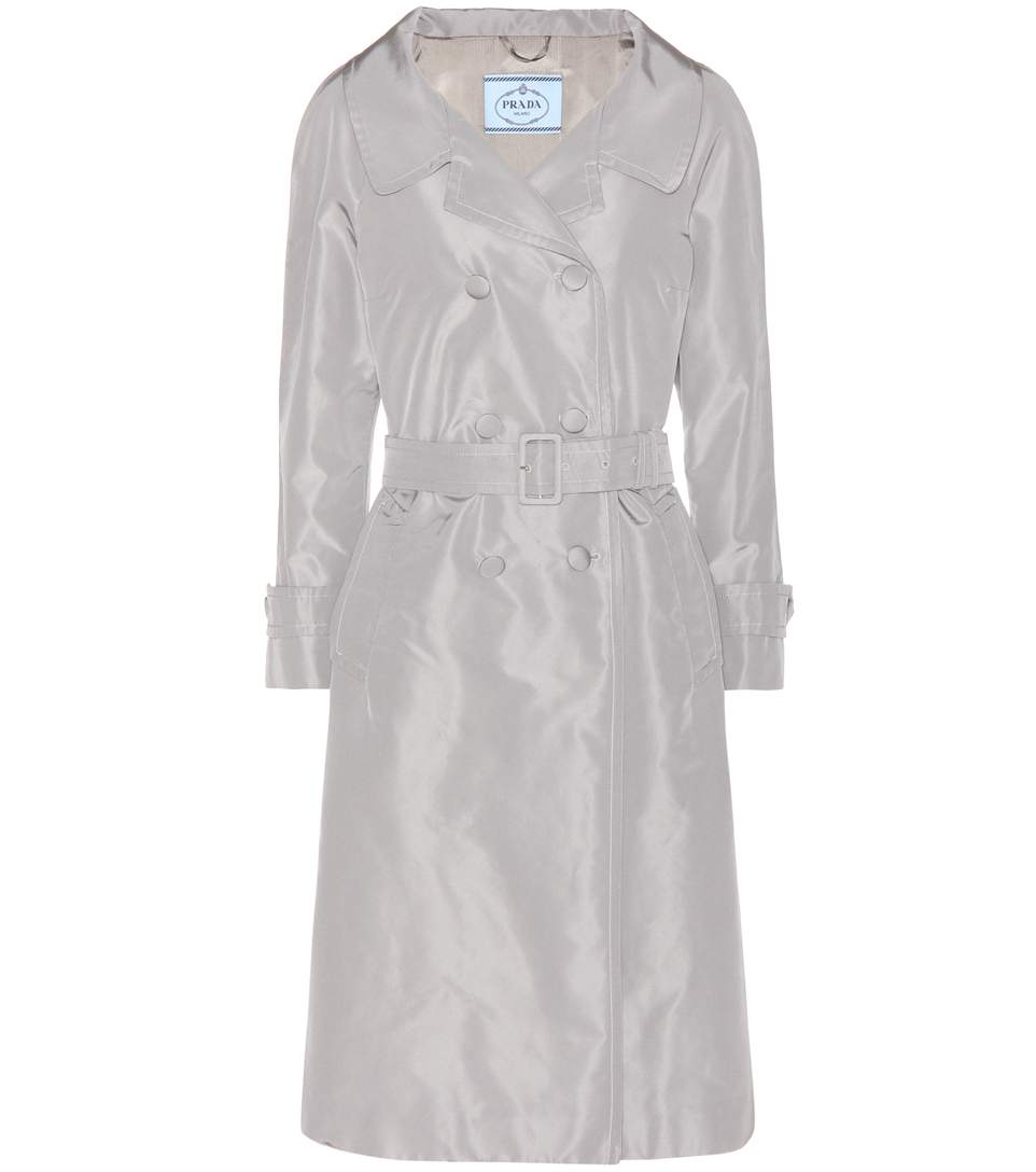 PRADA Silk trench coat