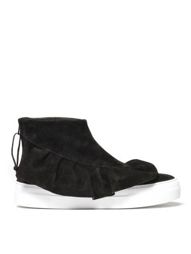 JOSHUA SANDERS Joshua Sanders Ruffle Detail Hi-top Sneakers