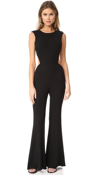 ENZA COSTA Rib Wrap Tie Jumpsuit