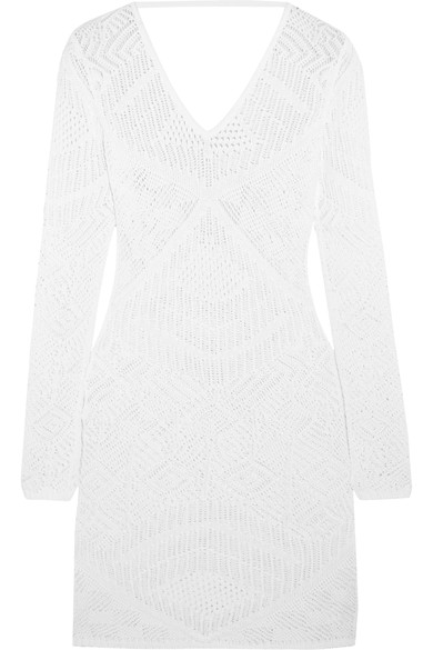 LA PERLA Beyond The Beach crocheted mini dress