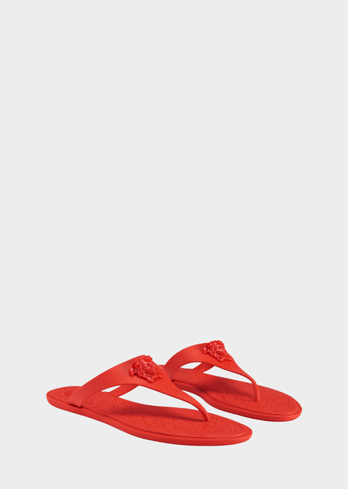 medusa palazzo thong sandals