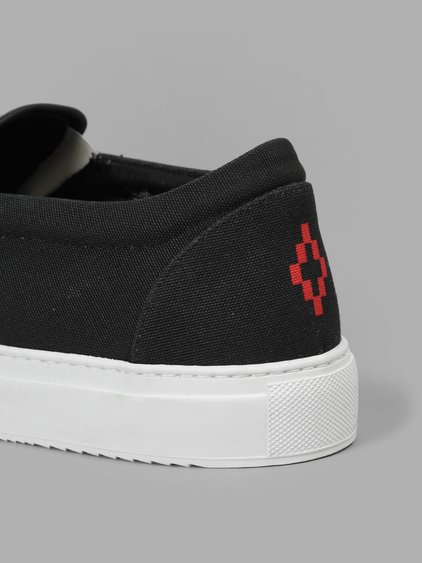 MARCELO BURLON COUNTY OF MILAN MARCELO BURLON - COUNTY OF MILAN MEN'S BLACK GENEK SLIP ON