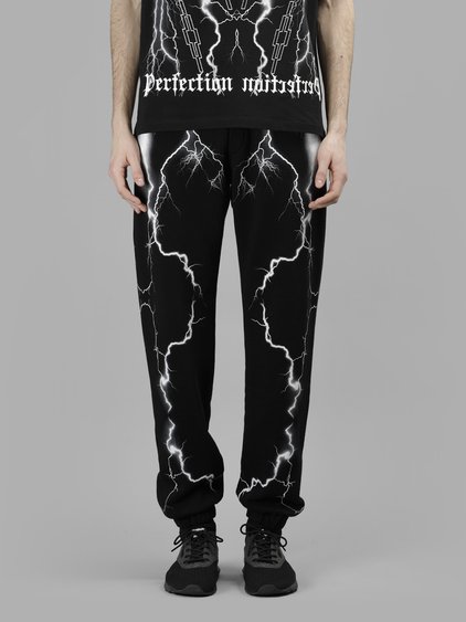 MARCELO BURLON COUNTY OF MILAN MARCELO BURLON - COUNTY OF MILAN MEN'S BLACK TELGO SWEATPANTS