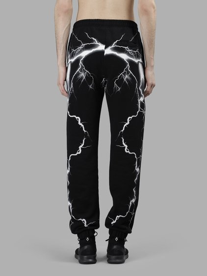 MARCELO BURLON COUNTY OF MILAN MARCELO BURLON - COUNTY OF MILAN MEN'S BLACK TELGO SWEATPANTS