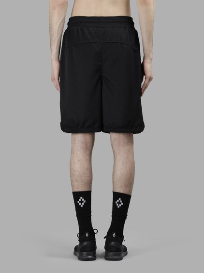 MARCELO BURLON COUNTY OF MILAN MARCELO BURLON - COUNTY OF MILAN MEN'S BLACK YATEL SHORTS