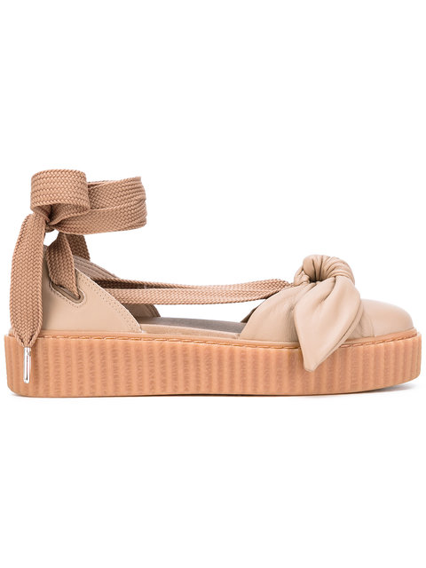 puma tie up sandals