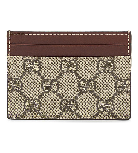GUCCI GG SUPREME CARD HOLDER