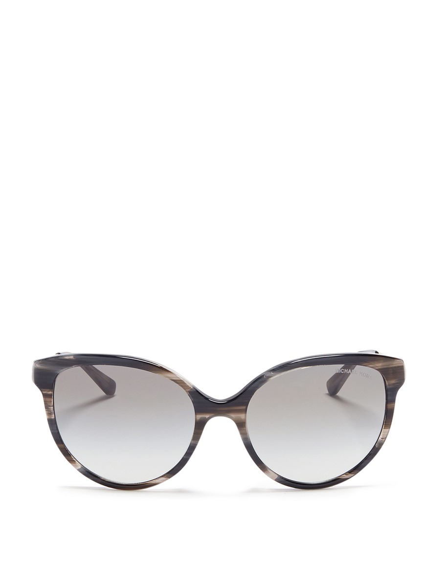 MICHAEL KORS 'Abi' streak effect acetate cat eye sunglasses