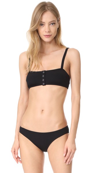 SOLID & STRIPED X STAUD ALICE TOP