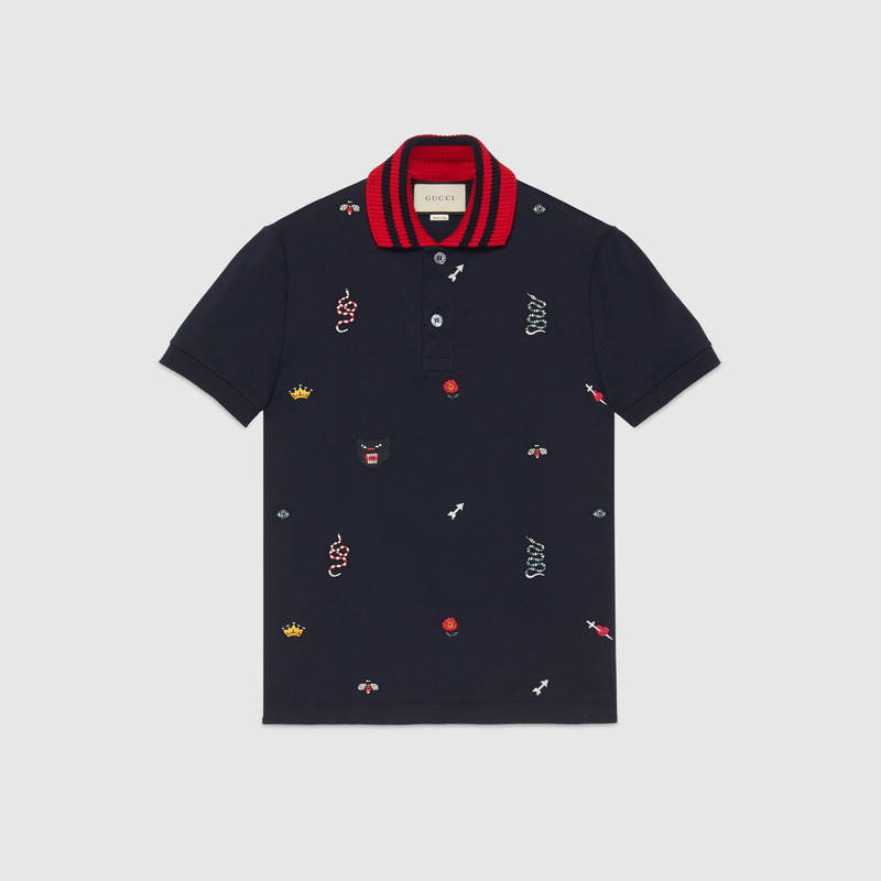 gucci panther polo