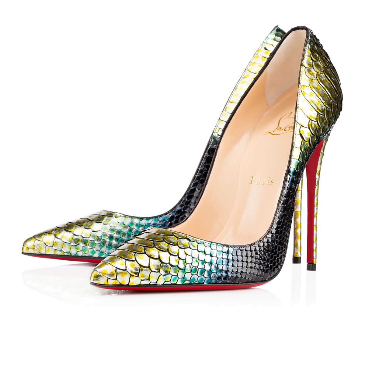 Artesur christian louboutin so kate Mimosa Python