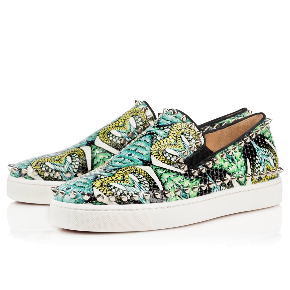 Artesur » christian louboutin pik boat woman's flat Multi Python