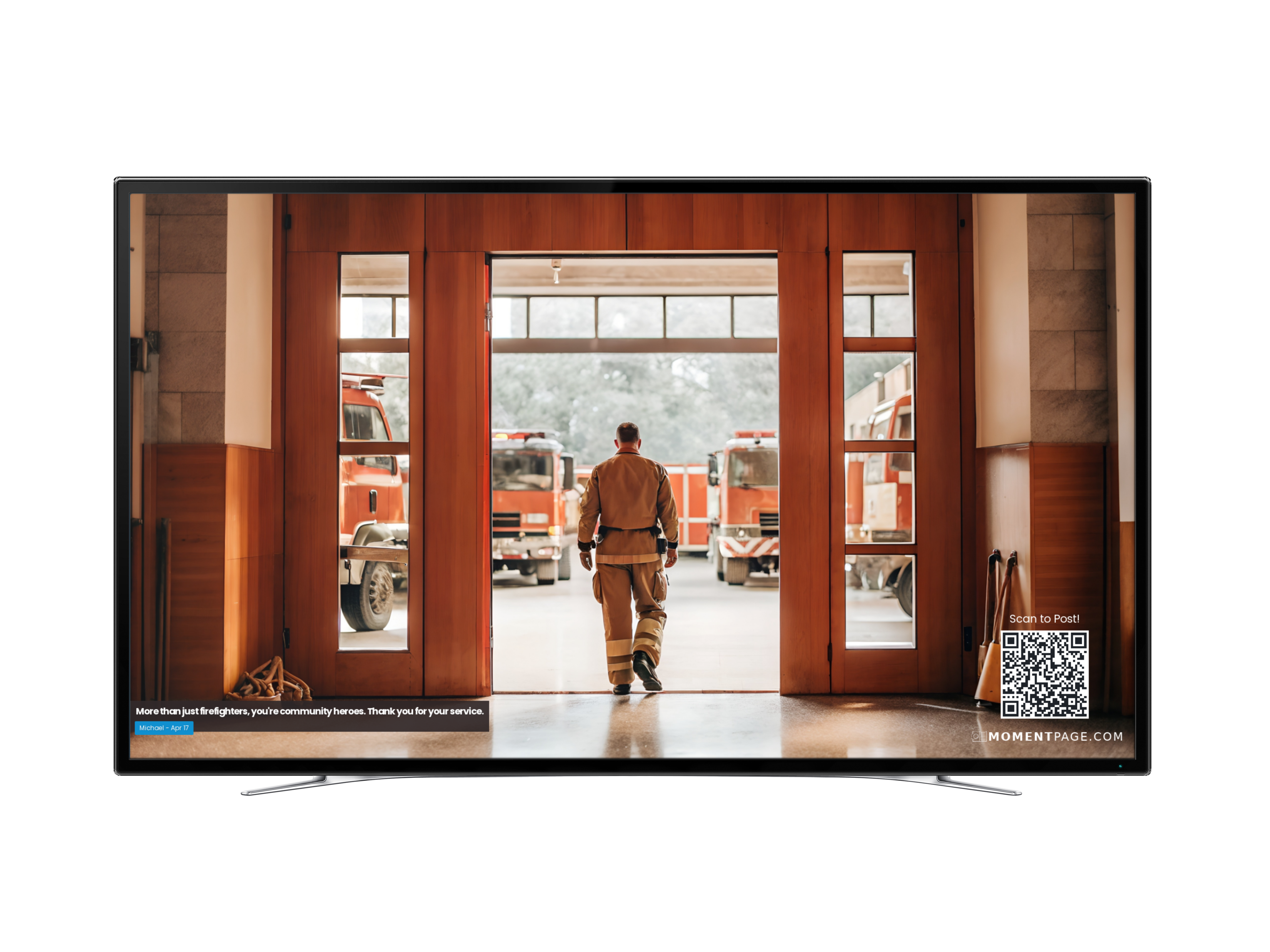 Digital Signage for Fire Stations fire1