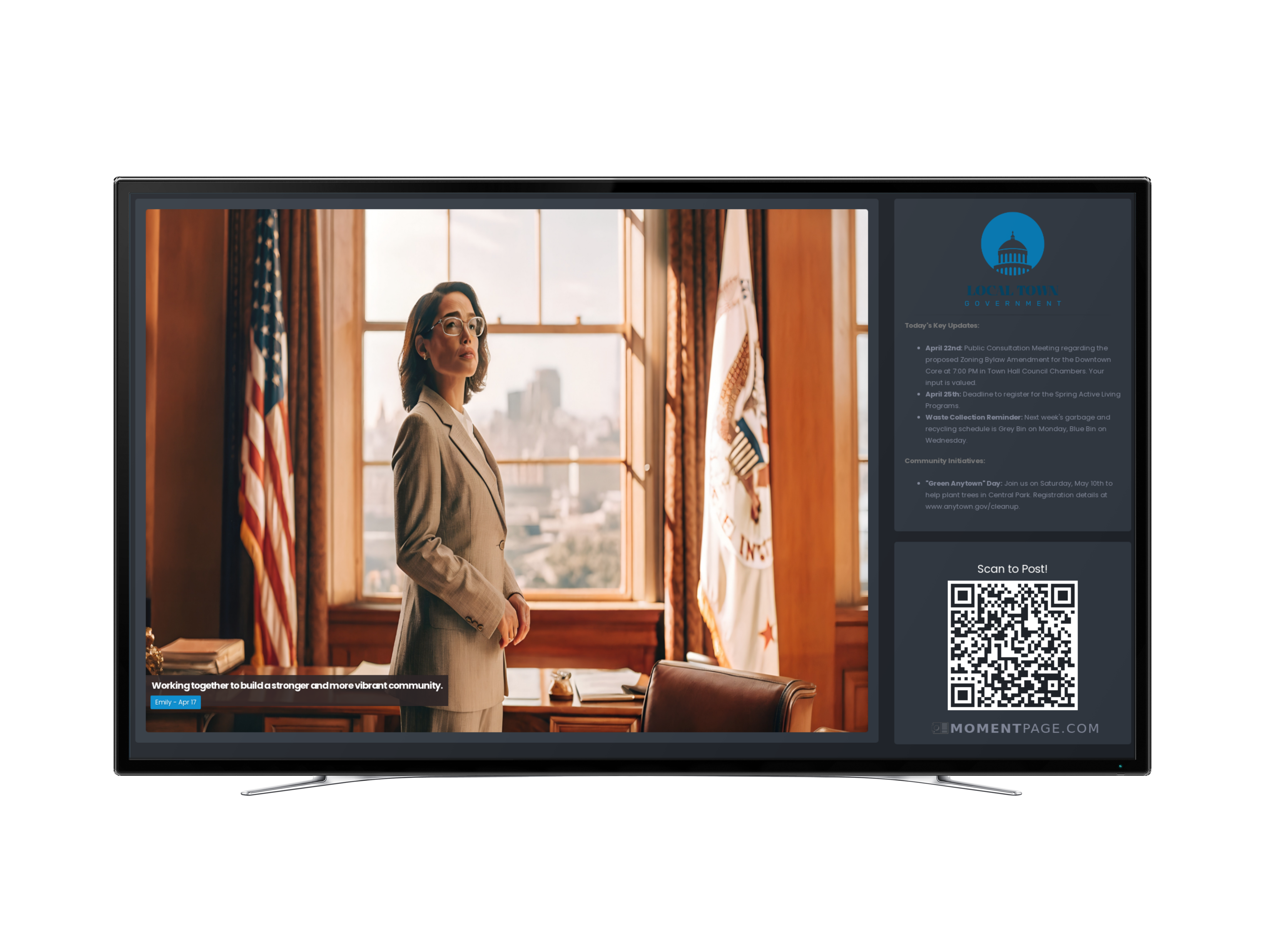 digital signage for government agencies gov2