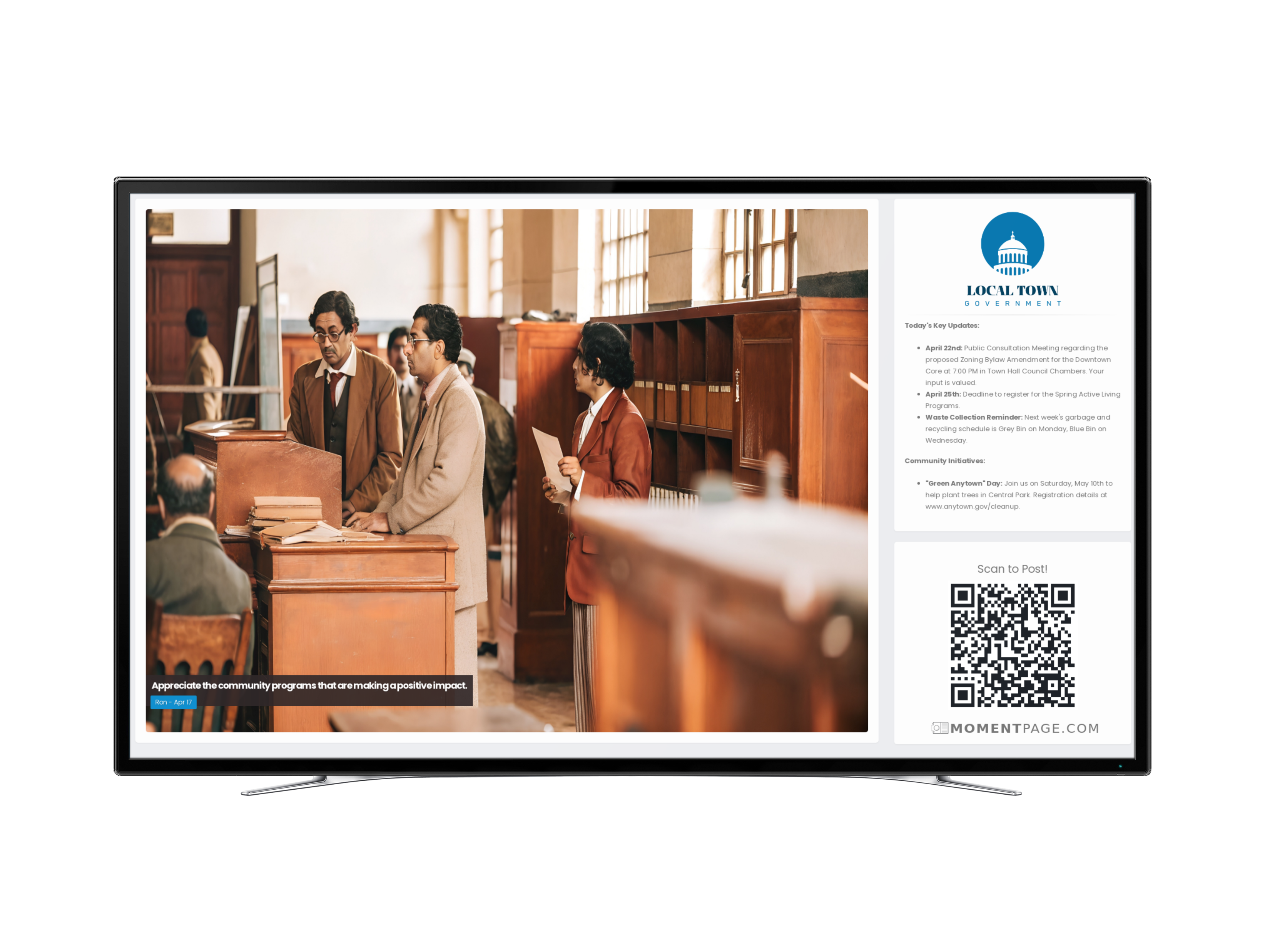 digital signage for government agencies gov3