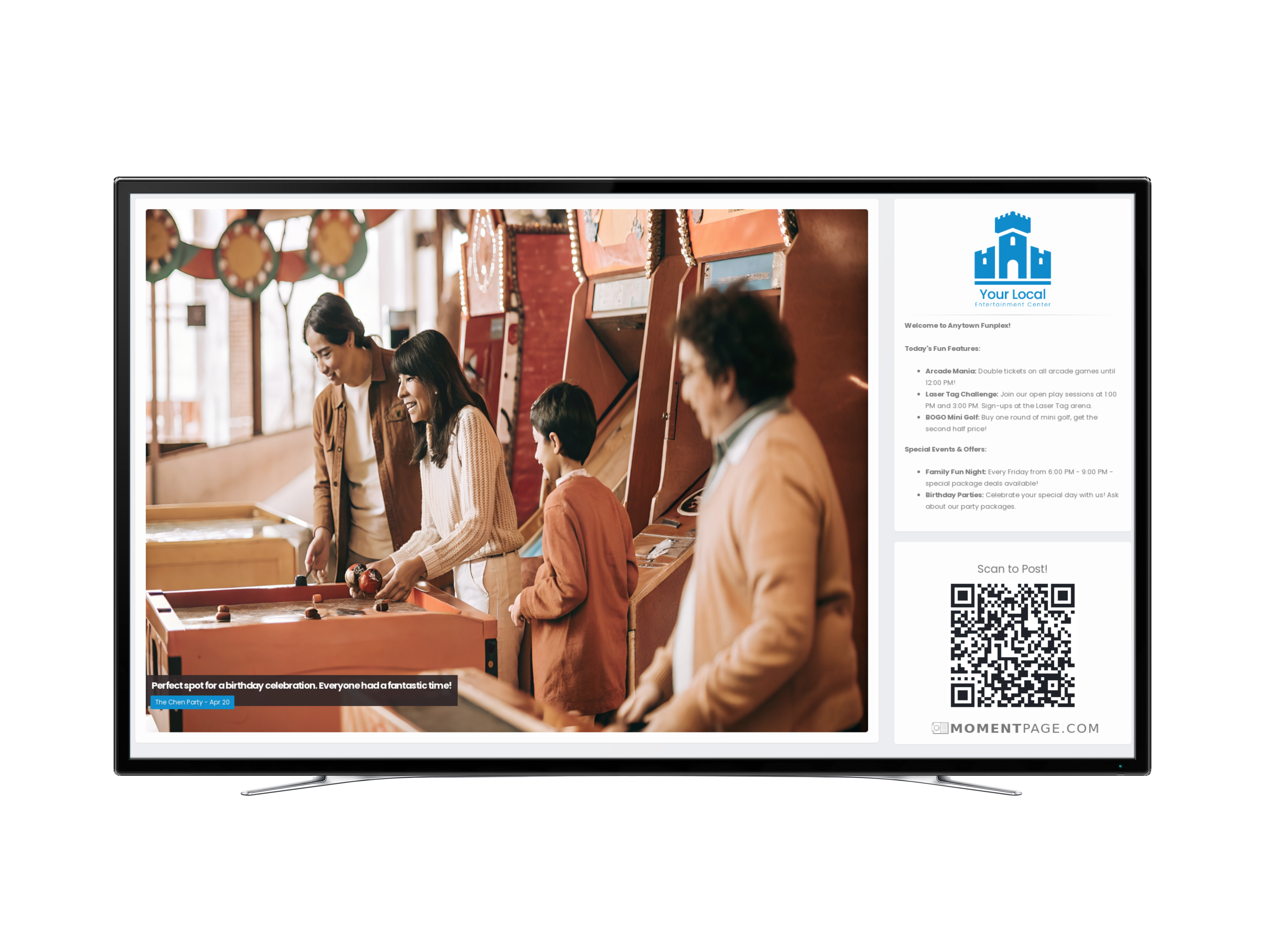 Digital Signage for Family Entertainment Centers fec3