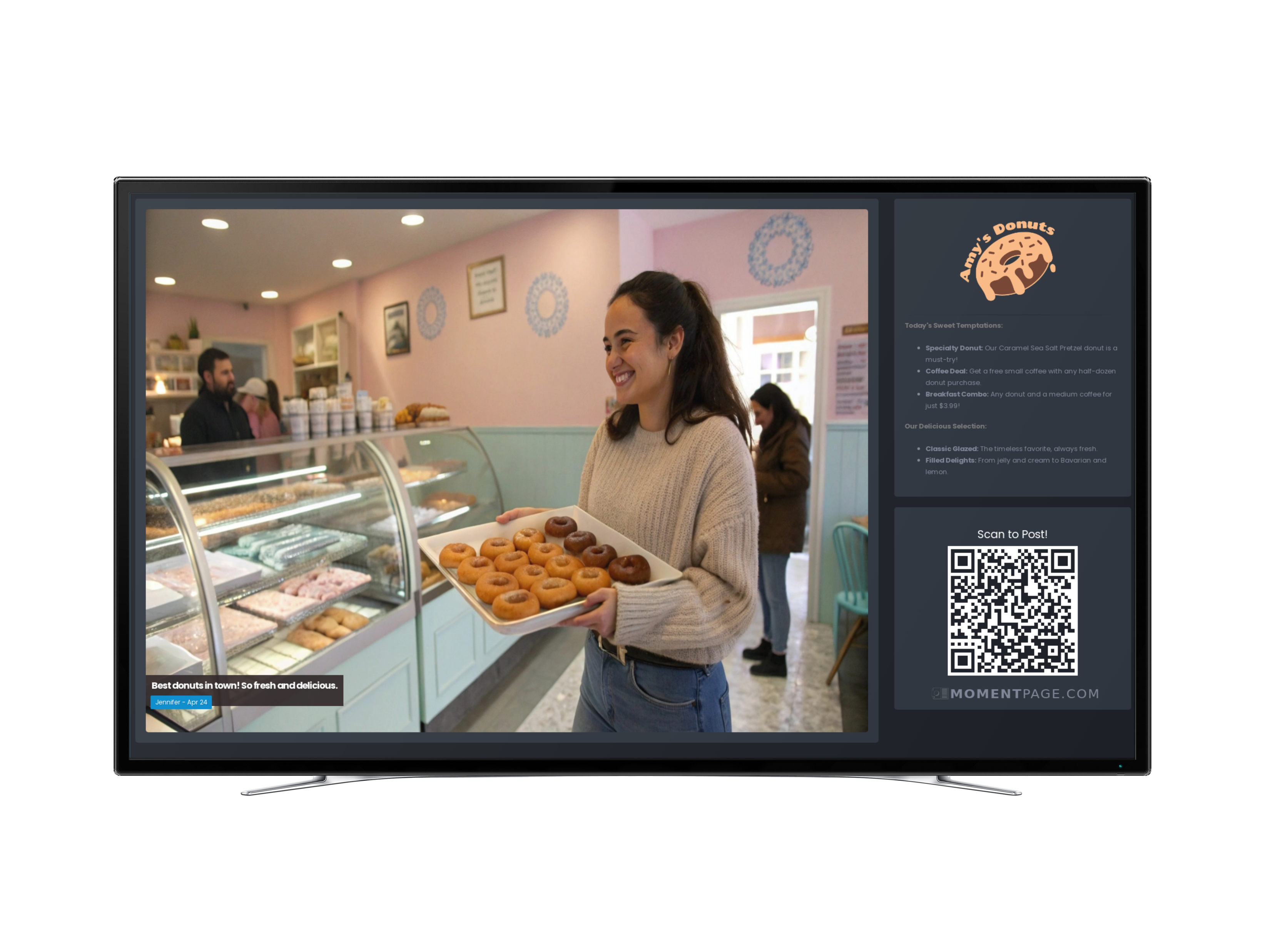 Digital Signage for Donut Shops donut2