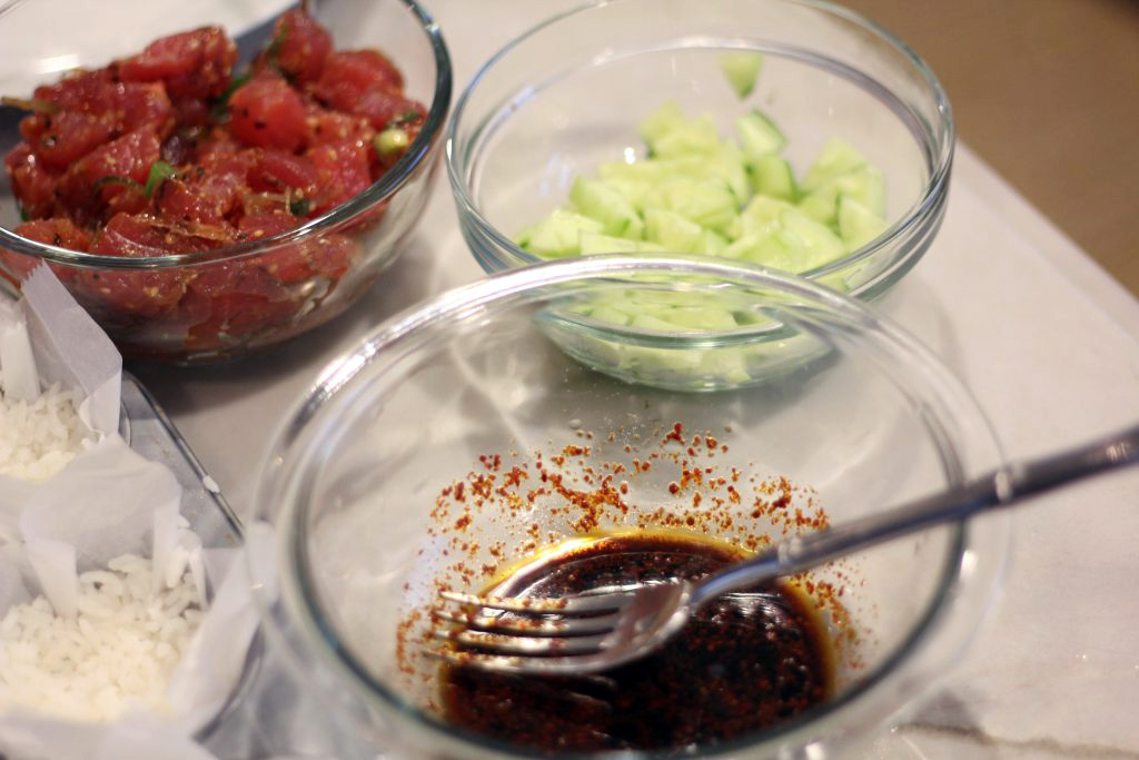 Try These Healthy and Delicious Ahi Sushi Cups