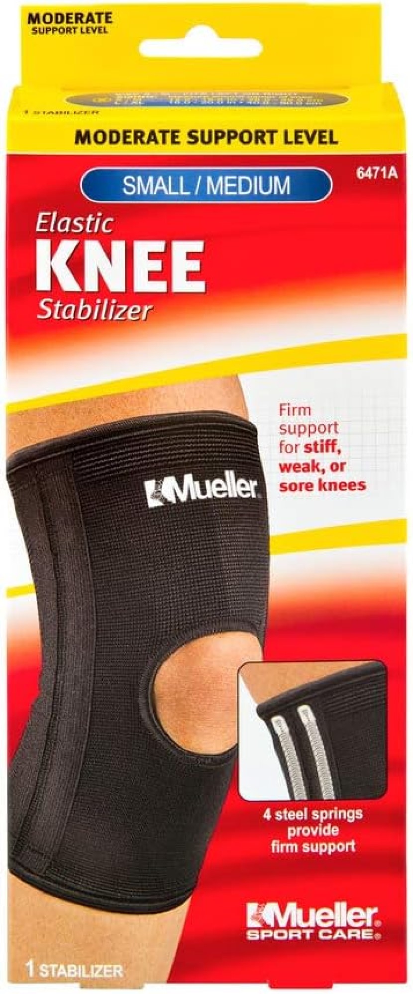 MLR Elastic Knee Stabilizer Fits Left or Right Knee (SM / MD)