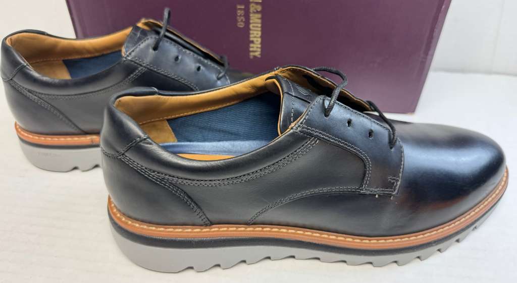 Johnston & Murphy Braydon Plain Toe Black Full Grain, 11 | eBay display picture 3