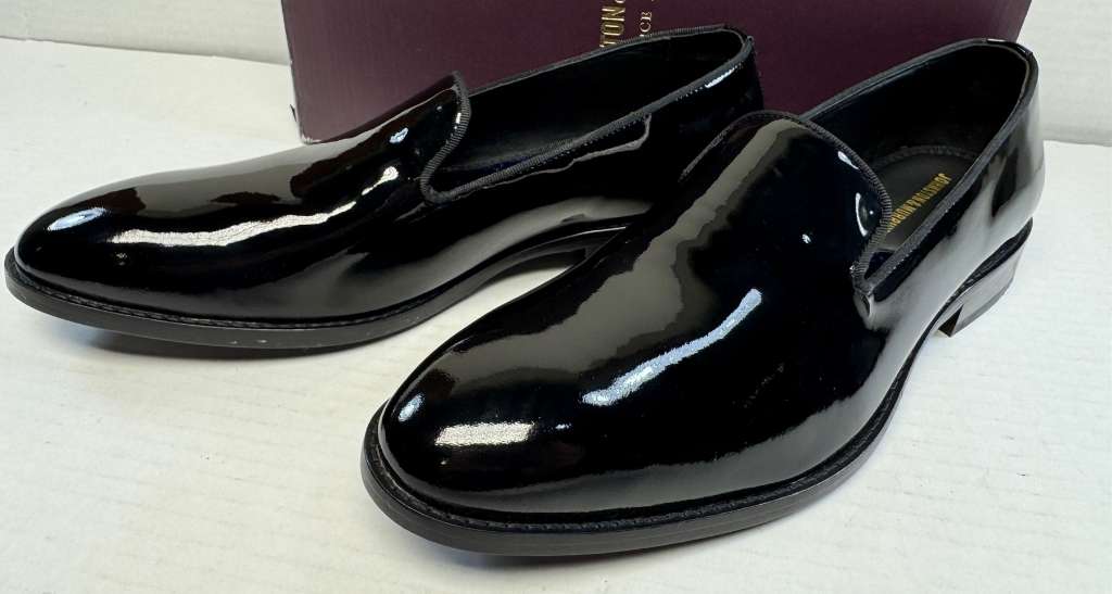 Johnston & Murphy Gavney Slip-On Black Patent 10.5 M | eBay display picture 2