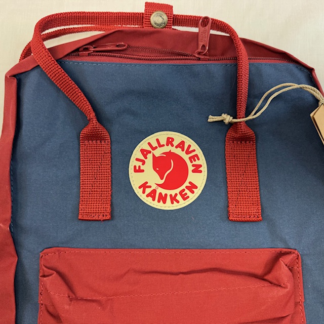Fjallraven - Kanken Classic Pack, Small One Size,Royal Blue/Ox Red