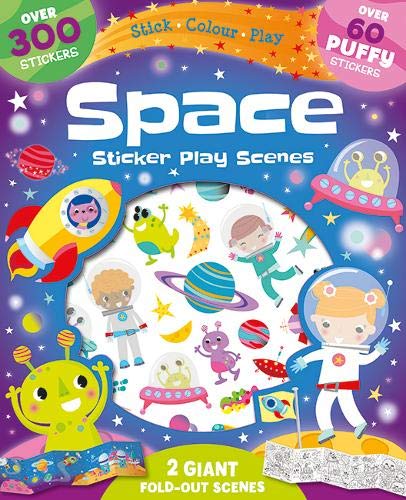Space: Sticker Play Scenes (Fold Out Foam Stickers)