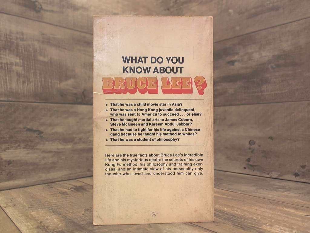 Bruce Lee: The Man Only I Knew by Linda Lee by Warner Paperback