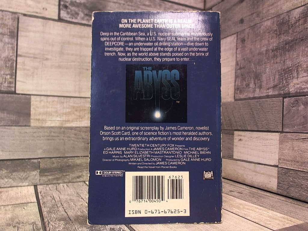 The ABYSS by Orson Scott Card~James Cameron Pocket 9780671676254|