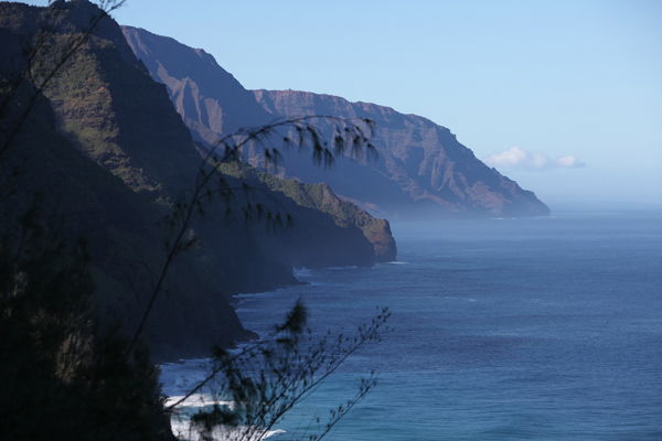 Na Pali Coast as seen from the Kalalau Trail