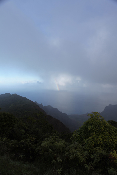 Rainbow off the Na Pali Coast of Kauai