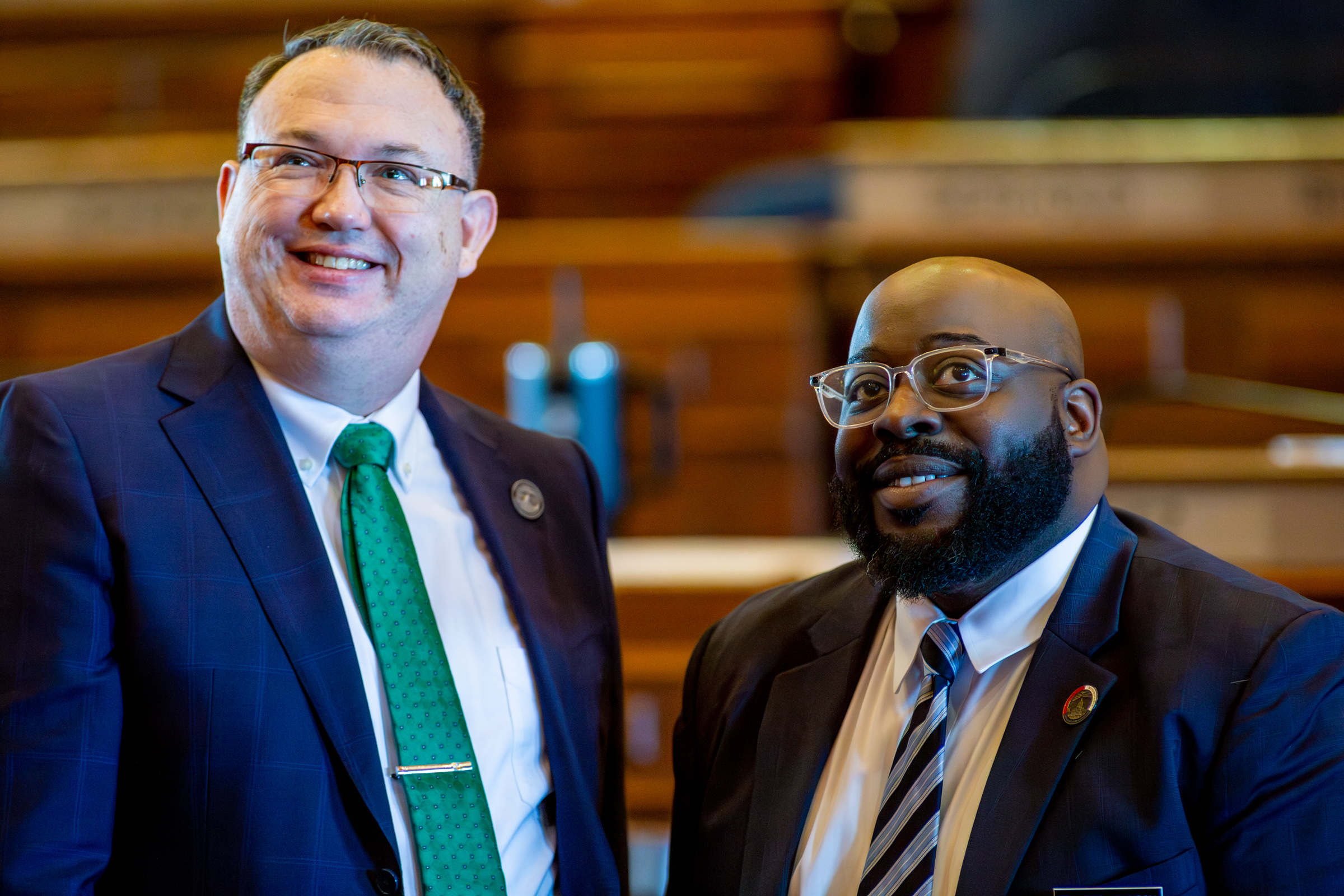 Reps. McBurney and Johnson