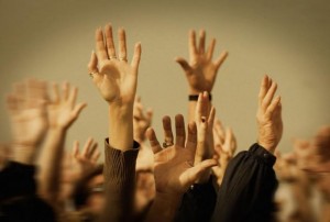 Hands up