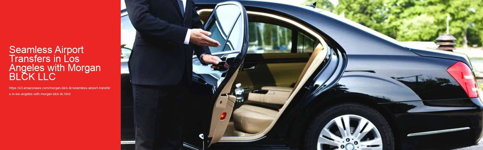 Seamless Airport Transfers in Los Angeles with Morgan BLCK LLC