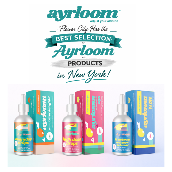 Shop Ayrloom Tinctures at flower city dispensary legal weed shop