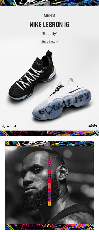 lebron 16 equality finish line