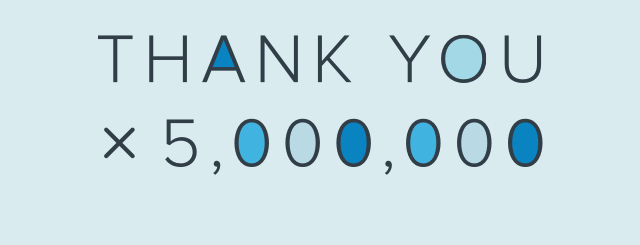 Thank You x 5,000,000