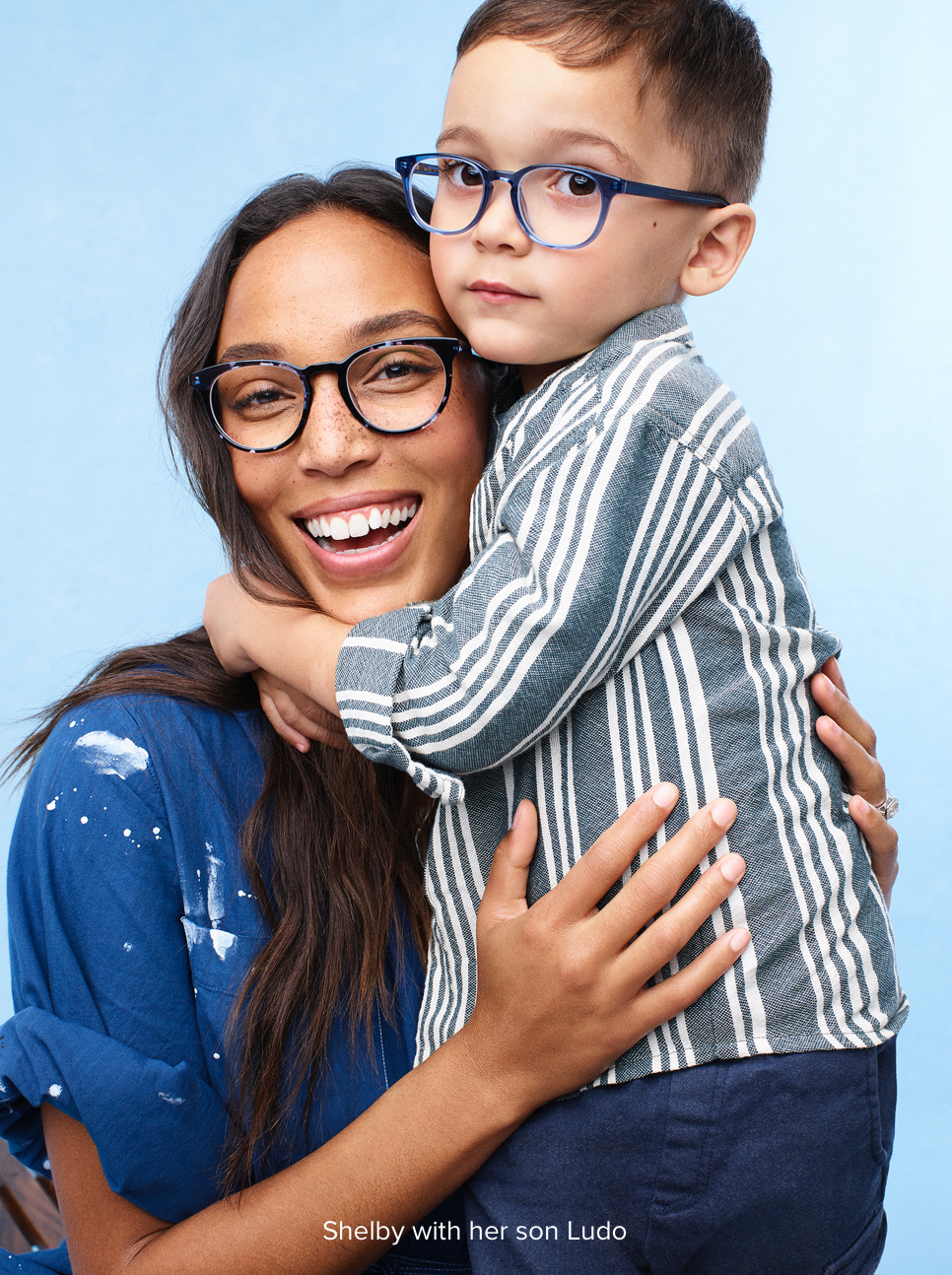Shelby with her son Ludo