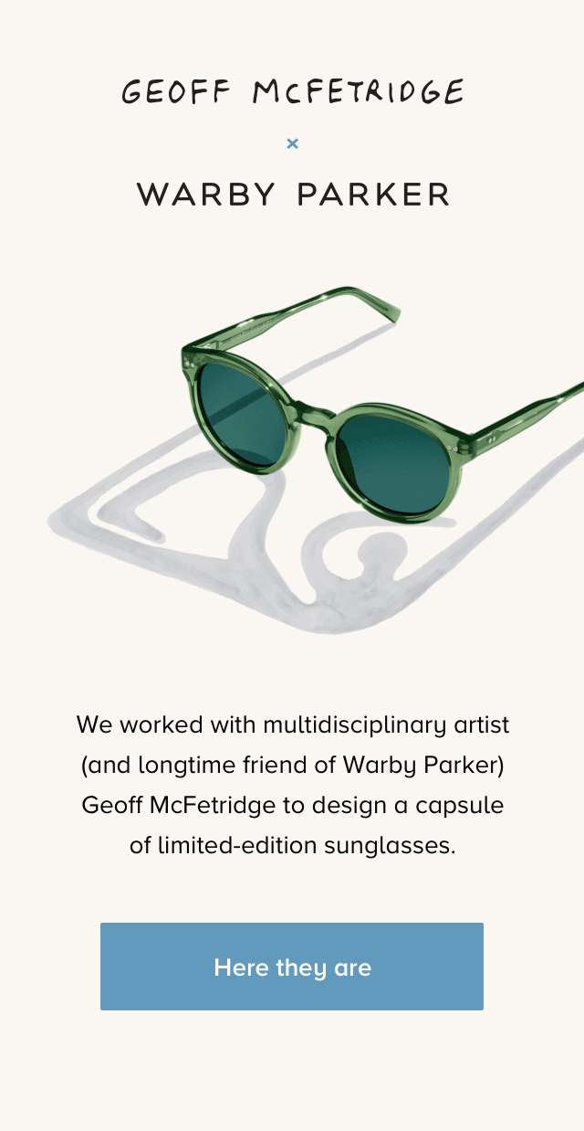 Geoff McFetridge x Warby Parker