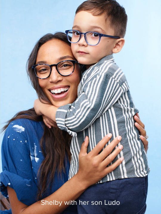 Shelby with her son Ludo