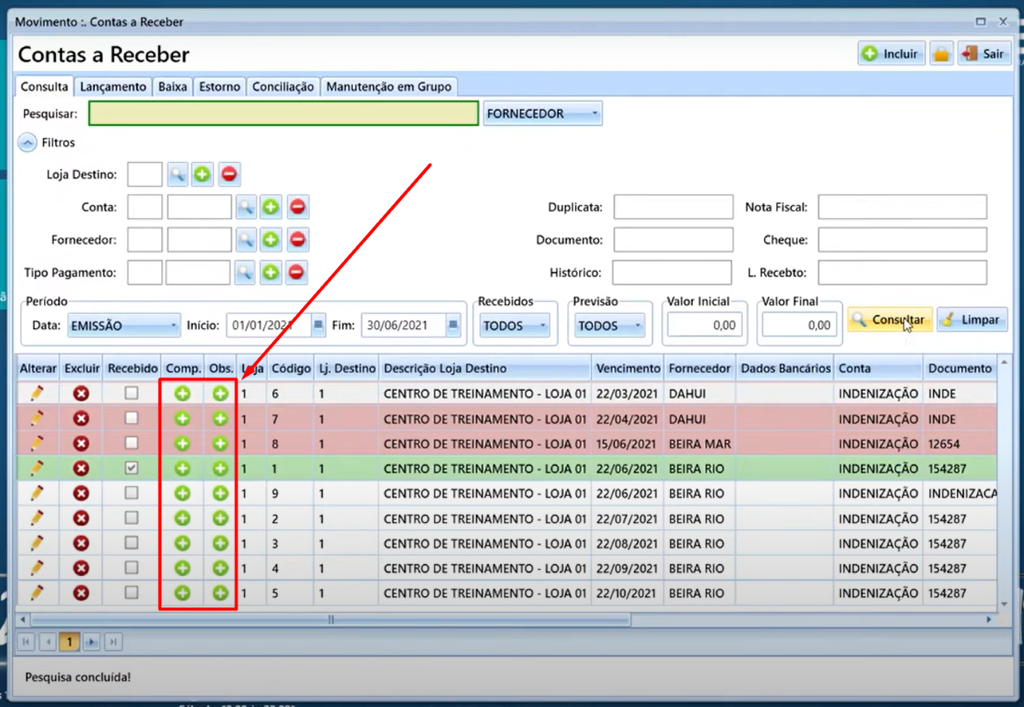 Contas a Receber (Avulso) - Lançamento - Data System Softwares