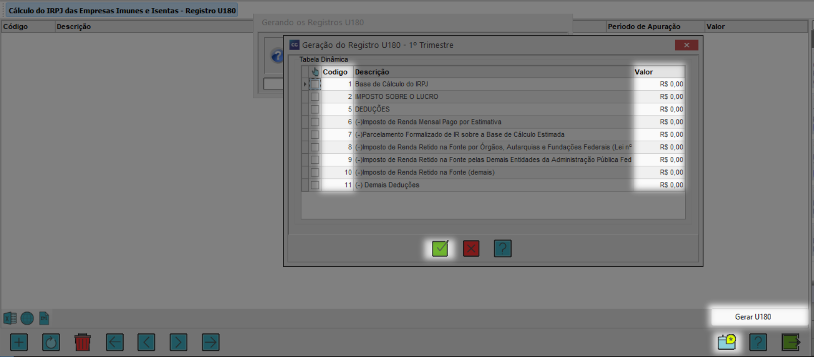 SPED ECF – Imunes e Isentas Tipo L - Tron