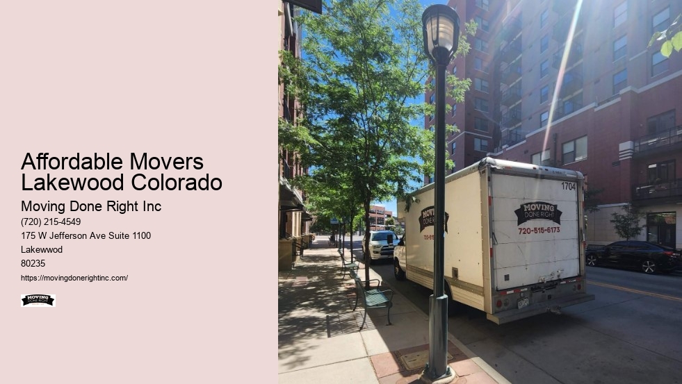 Affordable Movers Lakewood Colorado Moving Done Right Inc Affordable Movers Lakewood Colorado