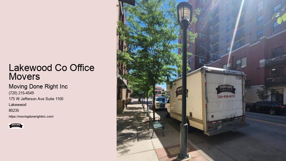Lakewood Co Office Movers Moving Done Right Inc Lakewood Co Office Movers